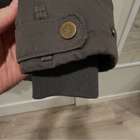 Columbia Green Utility Fleece Lined Jacket with Hood and Durable Fabric Size XS - Picture 7 of 7